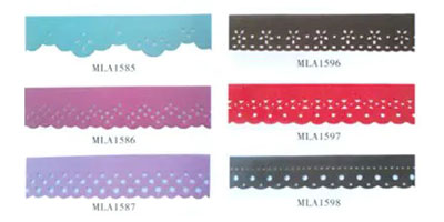 Exemples de motifs en dentelle