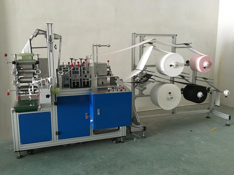 Machine de fabrication de masque jetable en tissu non tissé Type C