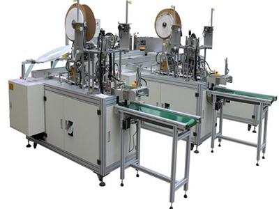 Machine de fabrication de masque jetable en tissu non tissé - entièrement automatique