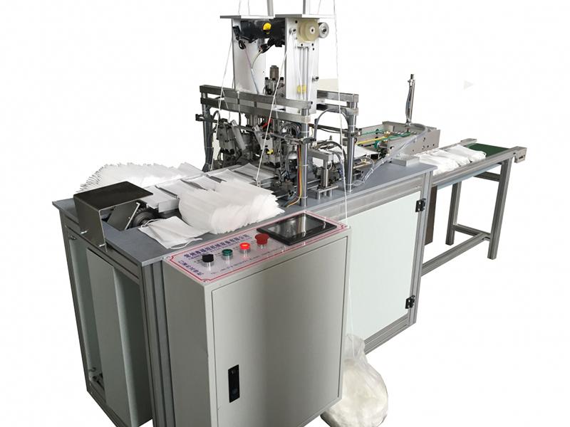 Machine de soudure ultrasons pour boucle externe de masque jetable